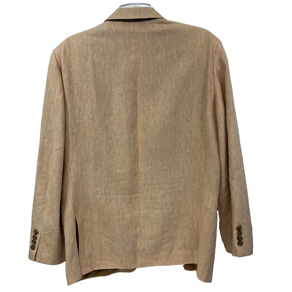 John W. Nordstrom 100% Linen Blazer Men's 40R Ormezzano Premium Business Casual